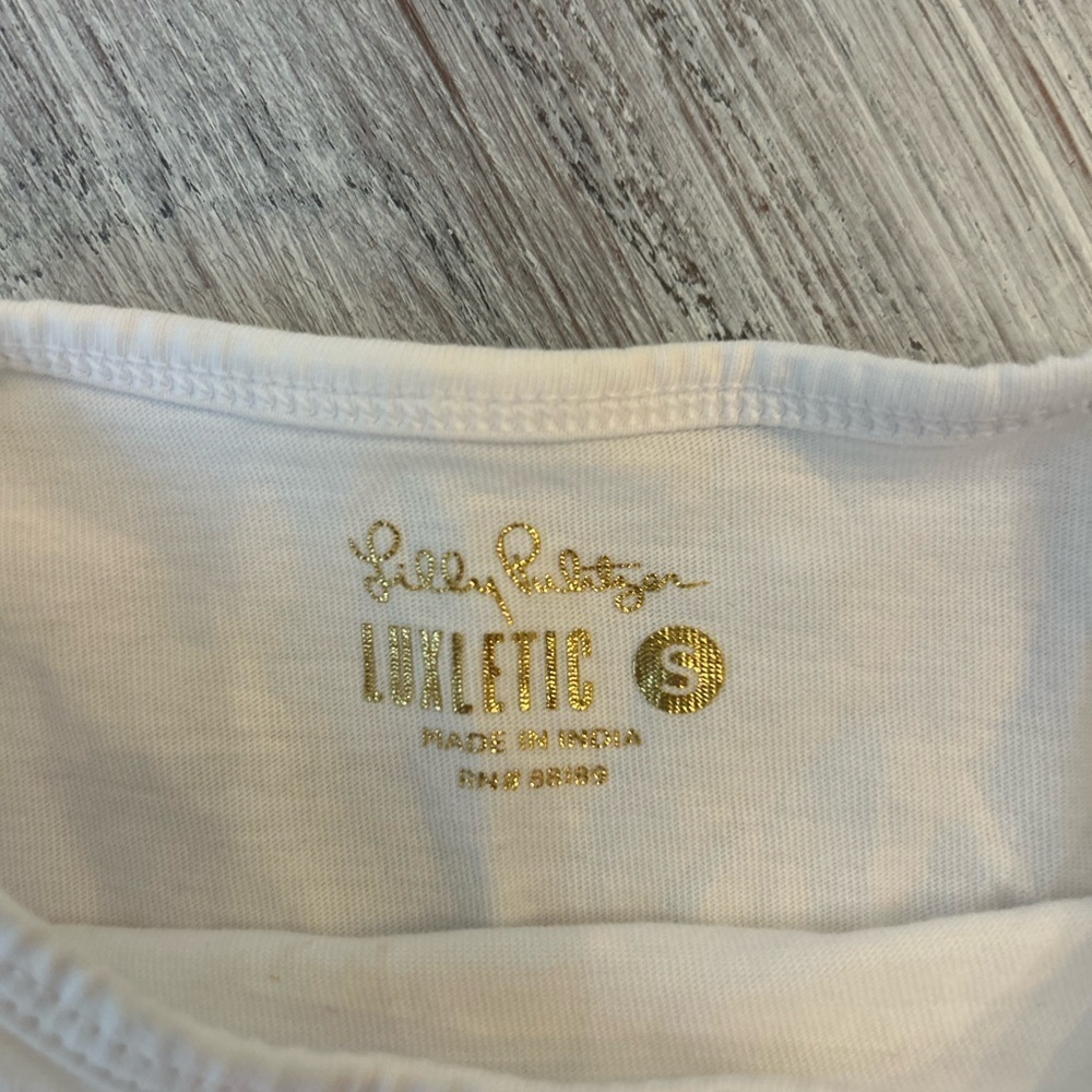 Lilly Pulitzer Kids Tennis Graphic Tee - White - Picture 3 of 3